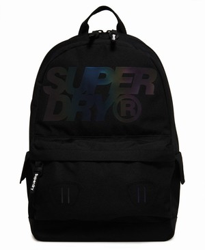 Superdry Holographic Lineman Montana Férfi Hátizsák Fekete | XRVEW0169